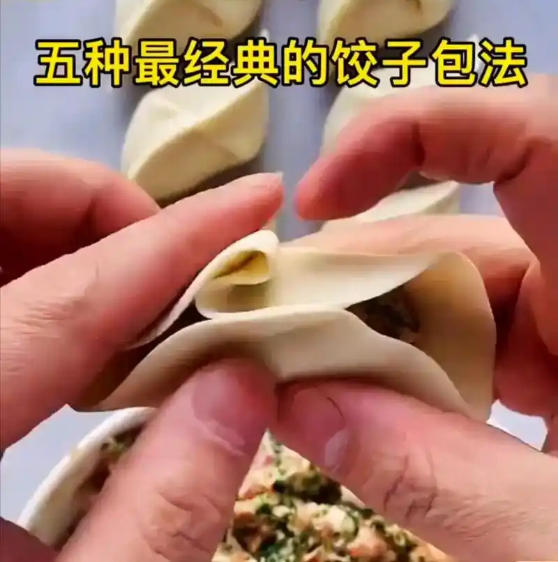 最经典的五种饺子包法,你会几种?#涨知识 #种草 #抖音图文 - 抖音