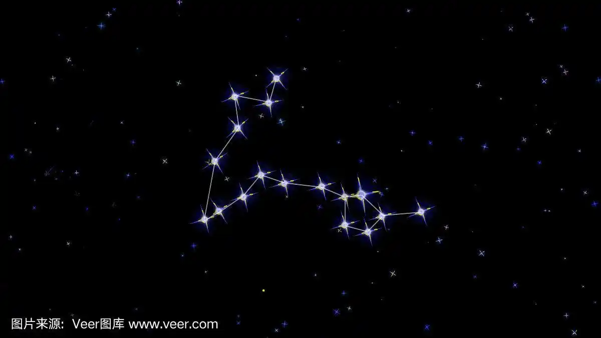 双鱼座,星座,星系,星星,黑色背景