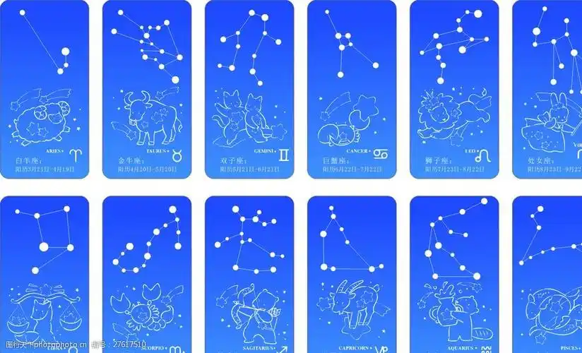 12星座星空月份