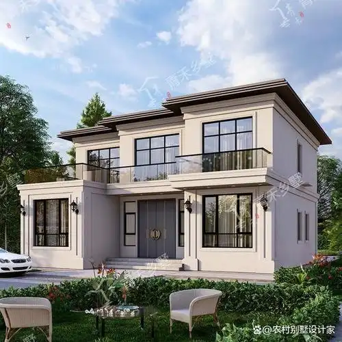 超实用二层农村洋楼别墅推荐6室3厅3卫带阳台棋牌室施工简单