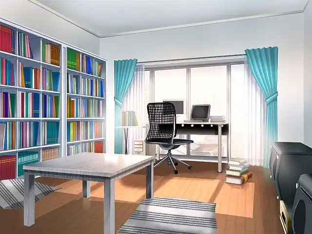 【场景 - 原画】书房