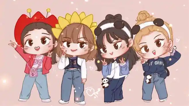 「blackpink」一起看看q版的四闺女吧!-娱乐视频-搜狐视频