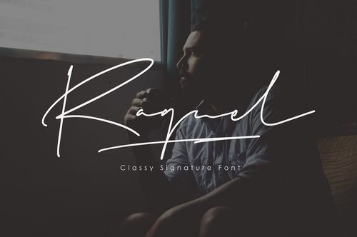 25款甄选高级优雅雅时尚艺术手写电影海报英文字体设计素材