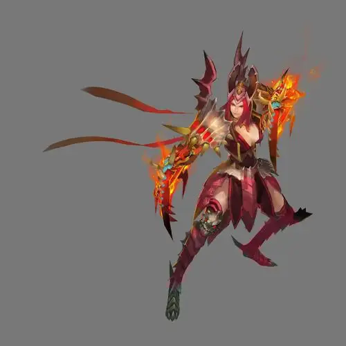 3d玄幻网游新作《龙刃》游戏人物原画