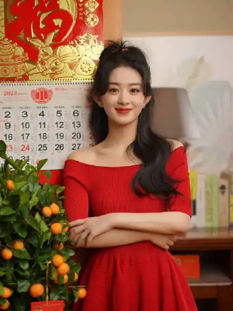 赵丽颖央视春晚怼脸镜头