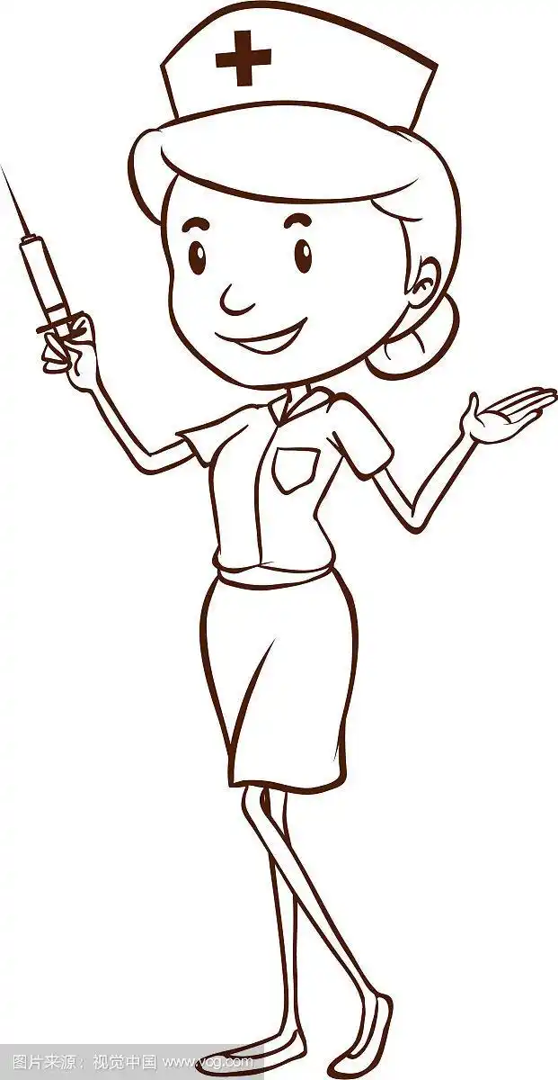 一个女医生的简单画像
