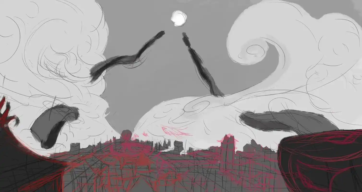 手绘 #板绘 #日常瞎画  腾蛇一名"螣蛇",也叫飞蛇,是 - 抖音