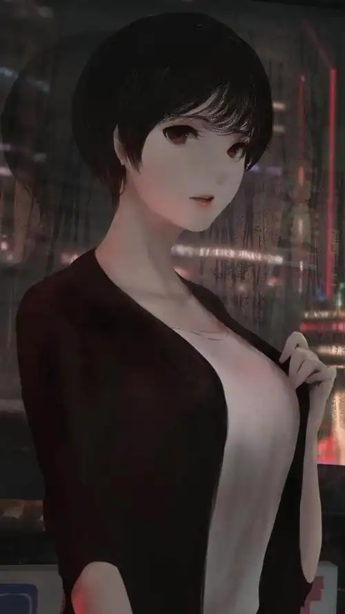 暗黑动漫御姐微丧背景图〈制作不意,拿图点赞〉(暗黑系动漫女生壁纸)