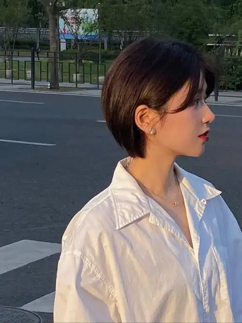 韩式短发参考可盐可甜修饰脸型