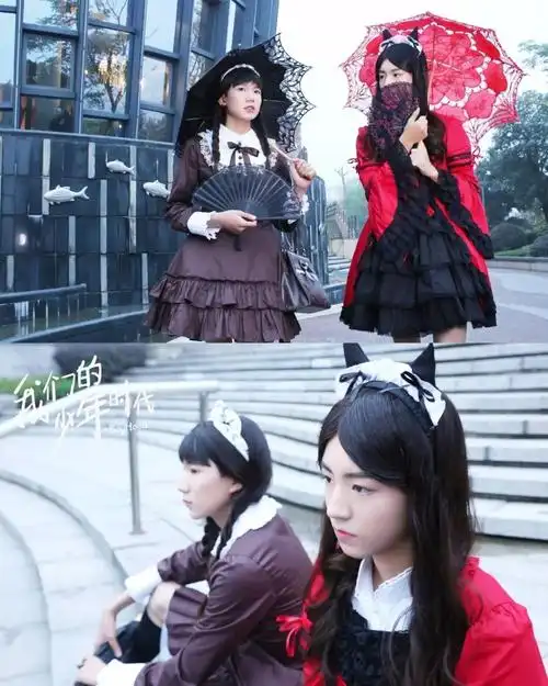 在电视剧《我们的少年时代》中,王源和王俊凯都穿上了洛丽塔装扮少女