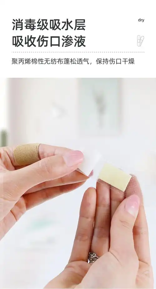 维德医疗wellday创可贴伤口贴透明医用创口贴止血贴少女可爱装3