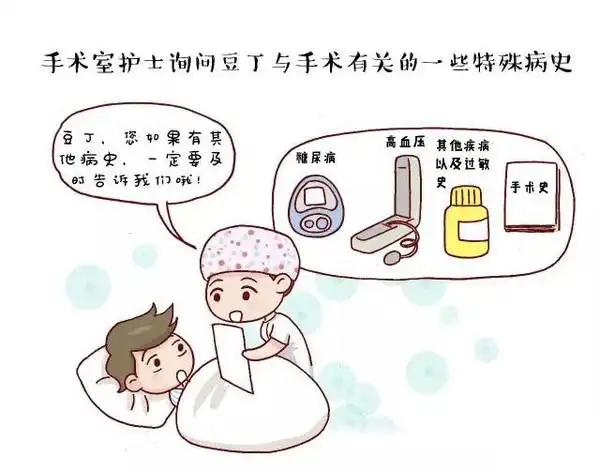 贴心,可爱,细致的术前告知,让你再也不怕手术室,因为里面医生,护士都