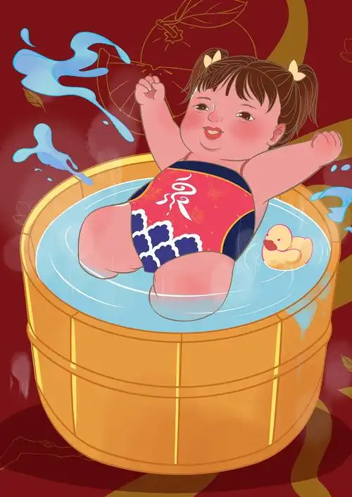 温泉插图_此间三月-站酷zcool