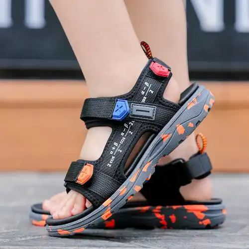 男童凉鞋儿童沙滩鞋2024夏季新款男孩小童中大童外贸童鞋-阿里巴巴