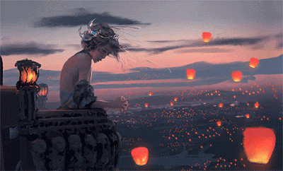 作者:wlop 漫画《鬼刀》gif图