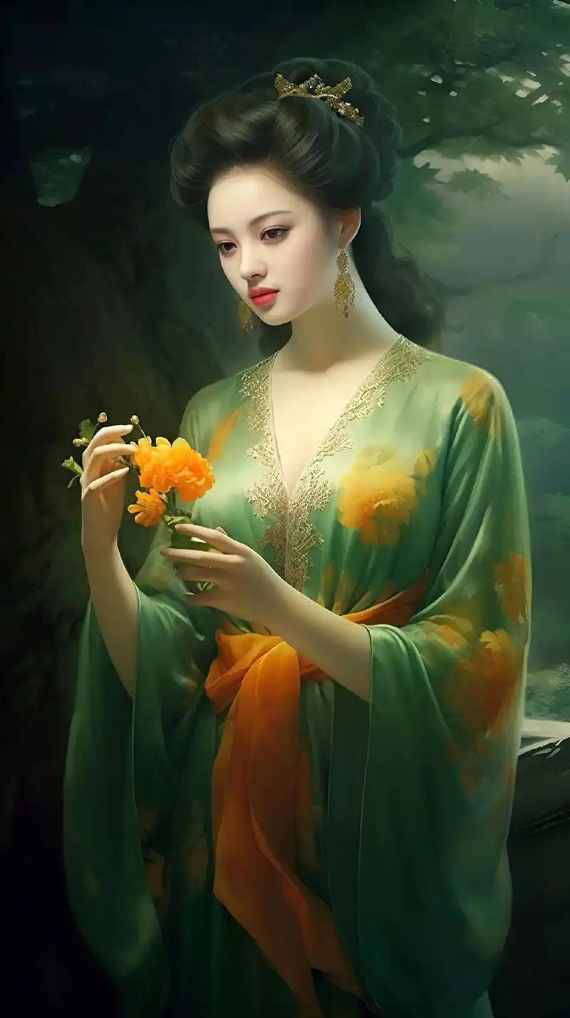 愿衣襟带花,愿岁月风平!#国风古韵 #唯美意境#汉服#唯美古 - 抖音