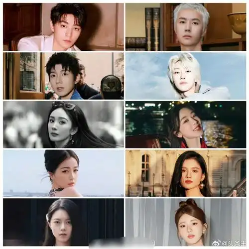 牧驰 成毅 迪丽热巴 龚俊 刘逸云 刘宇 米卡 倪妮 王俊凯 王一博 王源