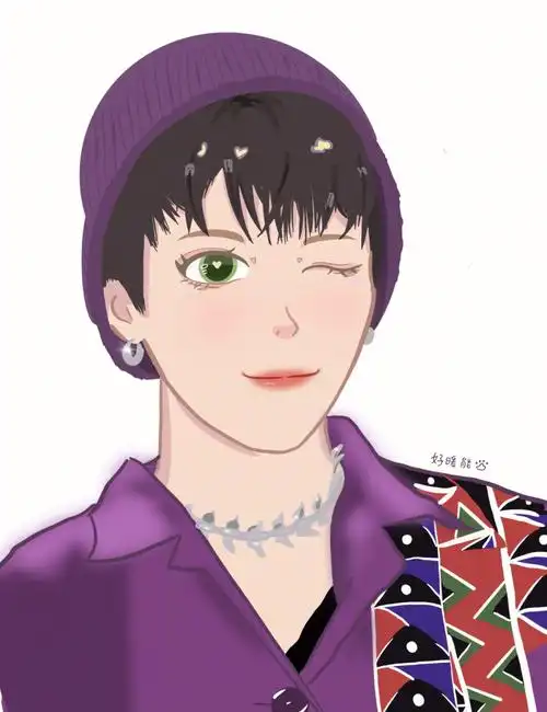 在[红书r]上发发最近画的刘雨昕[加油r]努力学习绘画奥利给!