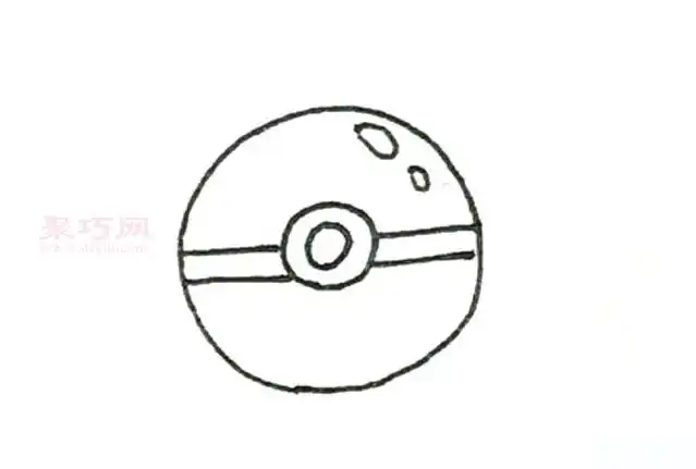 神奇宝贝球画法