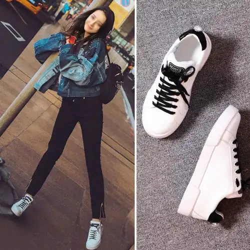 明星同款小白鞋女休闲女鞋