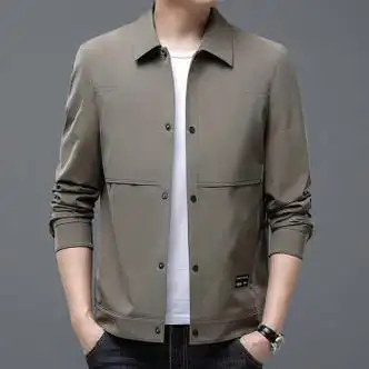 七匹狼春秋季男士夹克外套秋装新款商务休闲男装衣服上衣翻官方旗舰店