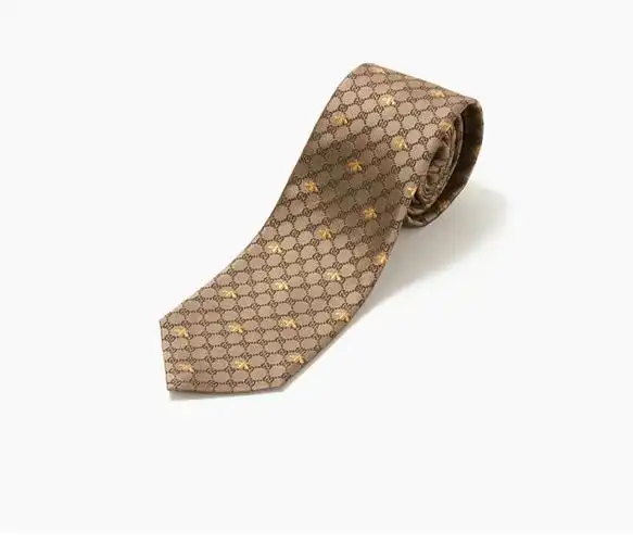 日本直邮gucci古驰男士优雅奢华gg小蜜蜂图案真丝领带3色可选5450784