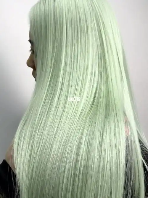 薄荷绿发色推荐流行发色长春染发显白发色