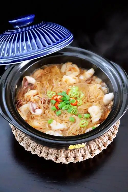 海鲜粉丝煲的做法