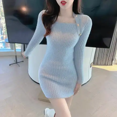 紧身裙子气质显身材