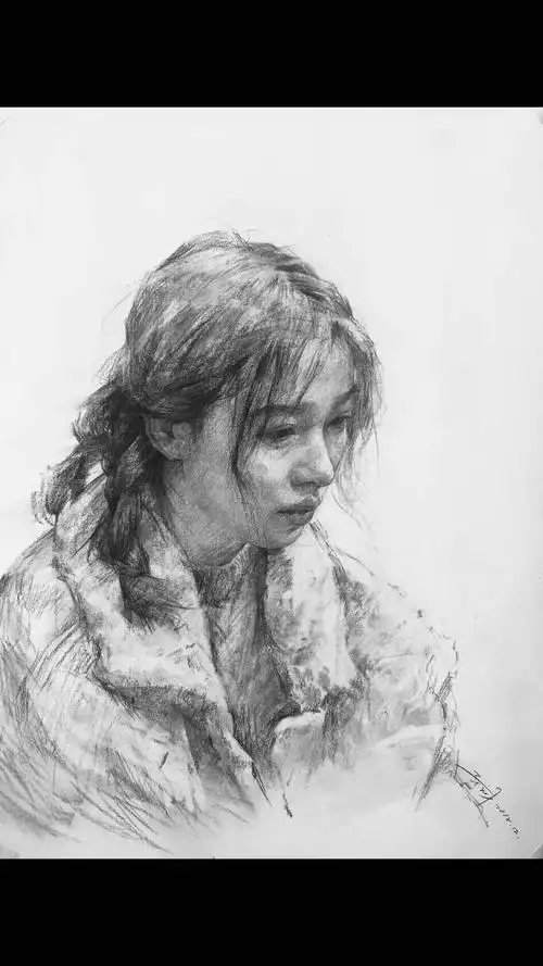 头像,半身像,速写