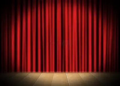 舞台聚光灯幕布背景
