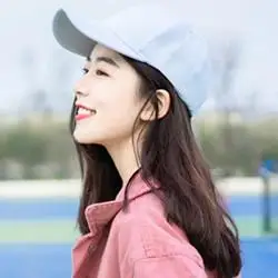 侧脸甜美笑容_戴帽子女生头像图片_扣扣居