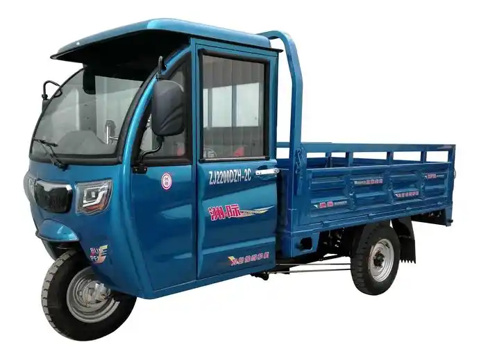 洲际牌zj2200dzh-2c电动正三轮摩托车图片|公告图片-王力汽车网