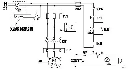 三相异步电动机缺相保护报警电路
