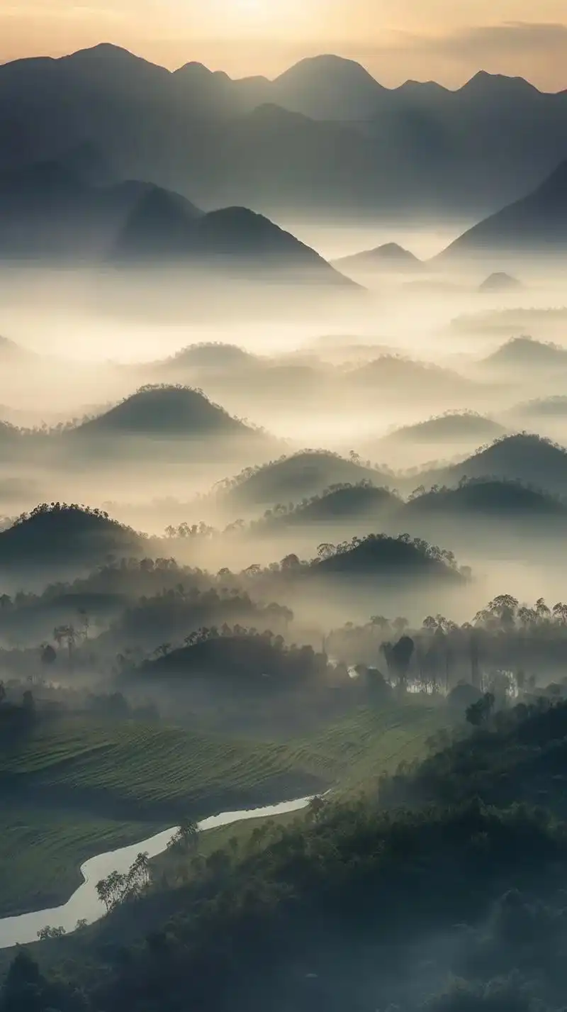 我爱祖国的大好河山,爱它的雄伟爱它的秀丽. 你们呢?#ai绘 - 抖音