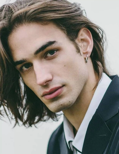 男士长发发型图帅气长发男生造型