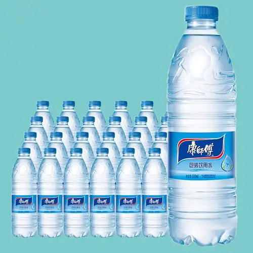 康师傅矿泉水小支装550毫升28瓶每件塑模包装户外会议用