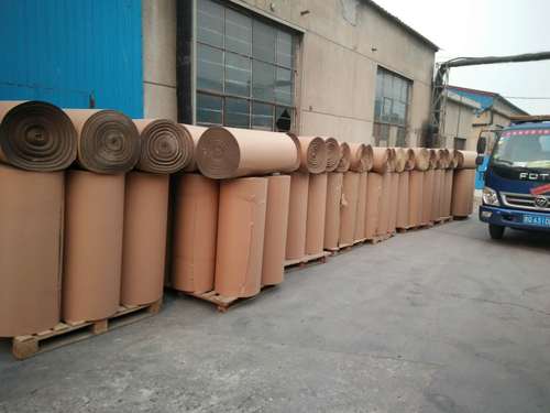 瓦楞纸卷1米牛皮纸卷工程地板保护家具包装纸皮打包专用纸卷_瓦楞纸板