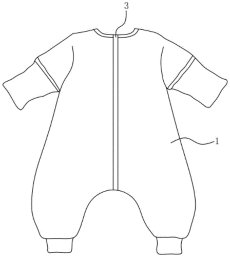 一种透气儿童睡袋的制作方法