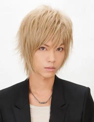 男生把头发接长留什么发型男生带长刘海碎发发型图片