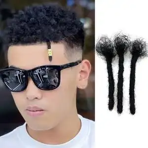 诺阿法拉坎吴勇豪同款脏辫一根脏辫真发纤维辫子美式脏辫黑人烫发