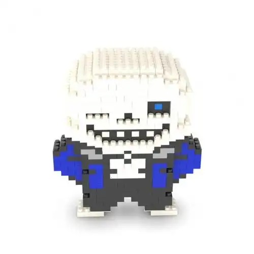 2020掌柜推荐传说之下sans玩偶周边拼搭拼装积木玩具同人手办sansl