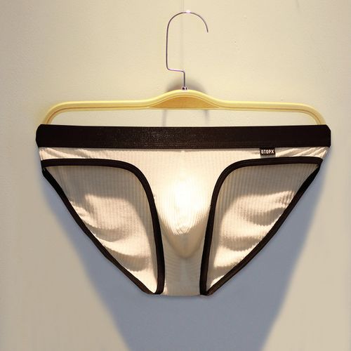 男士内裤男三角裤莫代尔青年性感u凸显大低腰高叉透气夏季短裤头