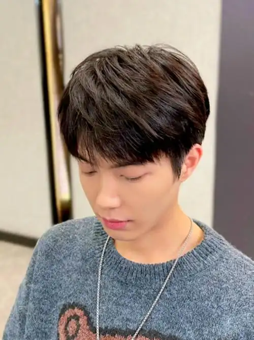 男生纹理烫发型