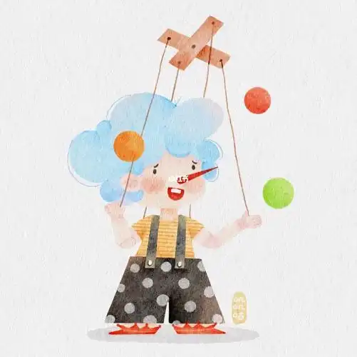 米花糖团练提线木偶