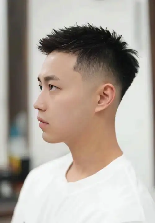 男生飞机头发型