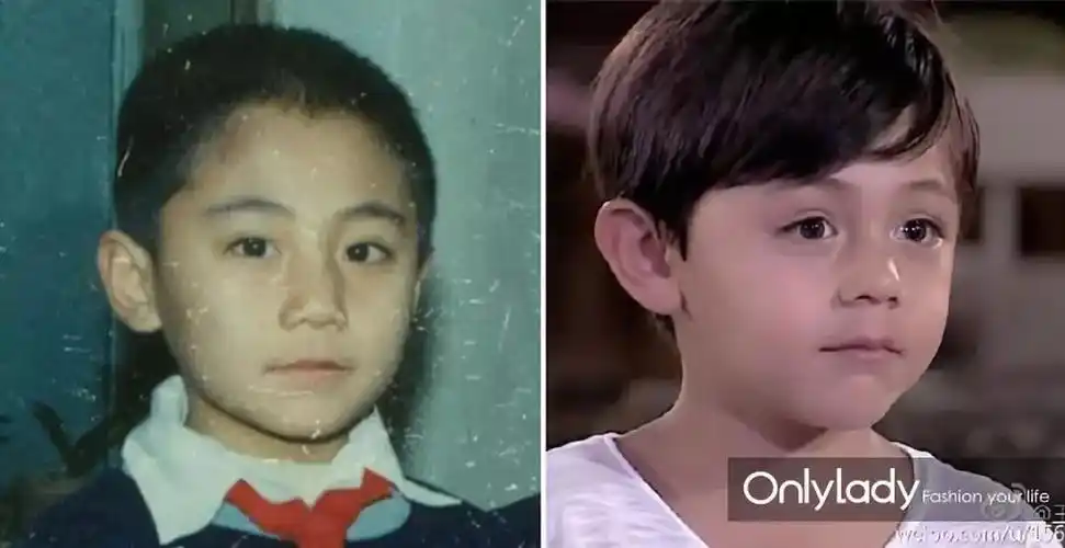 只是跟一脸皮相的爸爸不同,诺一全身散发着一股含情脉脉的小王子气质.