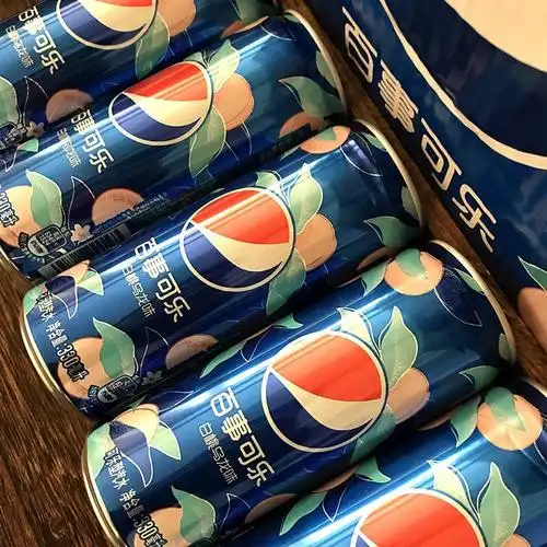 百事可乐白桃乌龙味sleakcan罐装330ml*12罐/24罐高罐夏日果味汽水