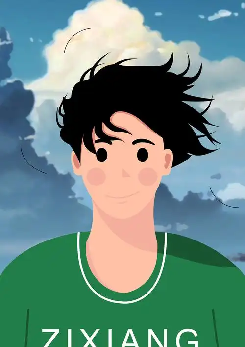 《被风吹乱的头发》