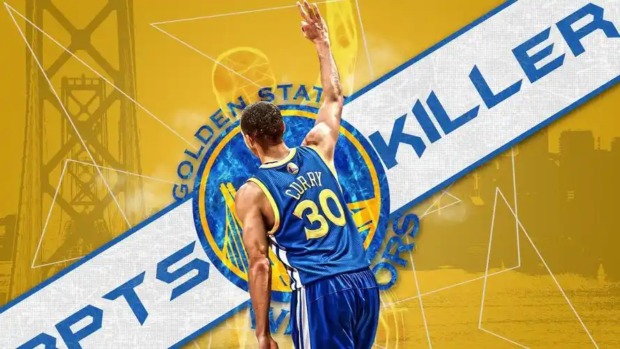 金州勇士队霸气库里帅气写真